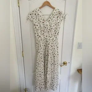 Uniqlo | Dresses | Uniqlo Cotton Vneck Sleeveless Flare